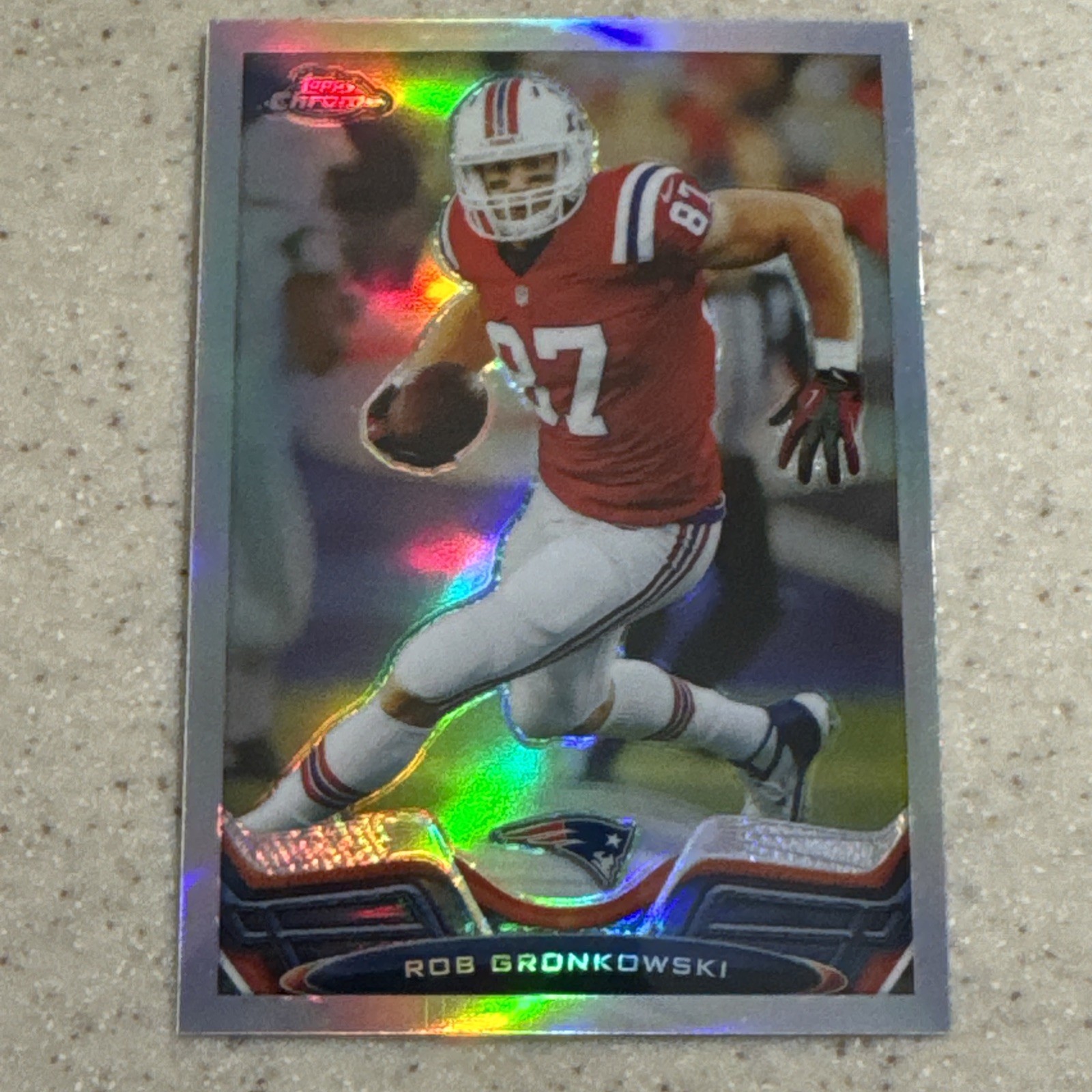 2013 Topps Chrome Refractor Rob Gronkowski #35