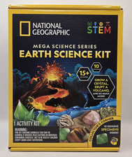National Geographic Earth Science Kit Mega Series 15 STEM - BRAND NEW