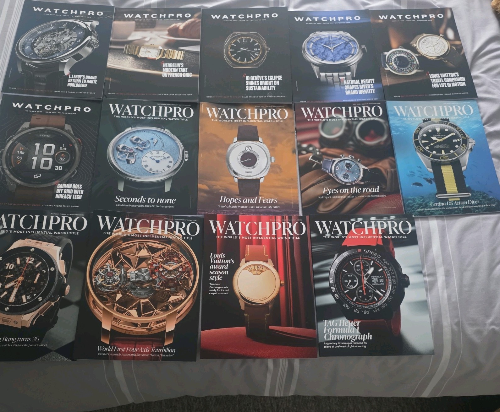 Watchpro Watch Magazine - 2025 2026 JOB LOT Issues 170-183  Free P&P