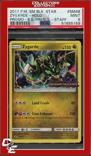 Zygarde graded PSA 9 for sale on eBay