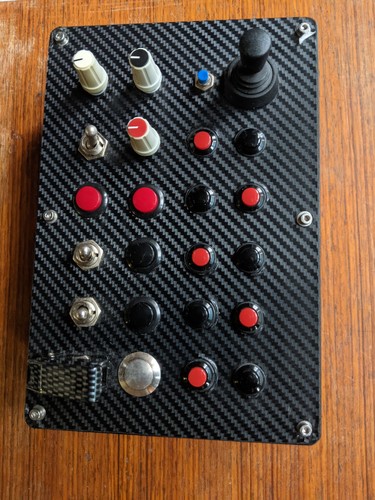 Button Box Mount Sim Racing - Button Box VESA 50mm, 75mm, 100mm