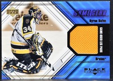 2000-01 Upper Deck Black Diamond Game Gear Byron Dafoe L-BD Jersey 8647