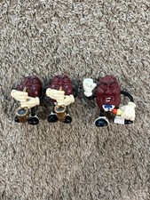 Vtg Set Of 3 California Raisins 1987 Calrab Saxophone Players/ Singer PVC Toys