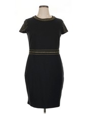 MICHAEL Michael Kors Women Black Cocktail Dress XL Petites
