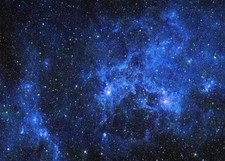 BELECO 5x3ft Fabric Galaxy Background Starry Night Sky Star Backdrops Space Gala