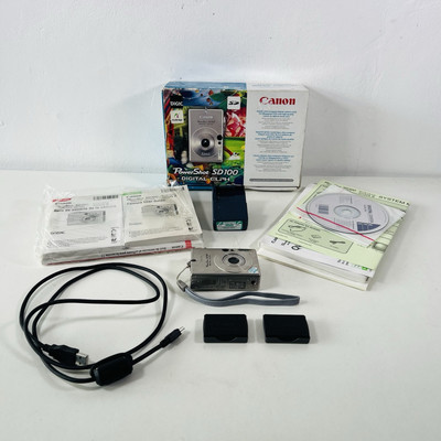 Canon PowerShot SD100 3.2 MP Digital ELPH Camera - Boxed