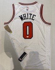 Coby White Signed Nike Jersey Chicago Bulls JSA COA AUTHENTIC AUTO NBA