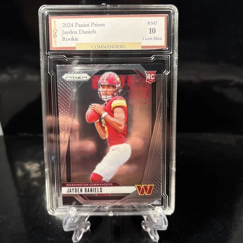 2024 Panini Prizm Jayden Daniels Rookie #347 GEM 10