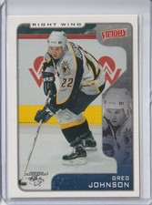 2001-02 Upper Deck Victory #200 Greg Johnson Nashville Predators