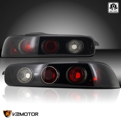 Black/Smoke Fits 1994-2001 Acura Integra 2Dr Tail Lights Brake Lamps Left+Right