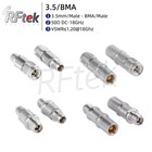 Precyzyjny adapter mikrofalowy 3,5 mm do męskiego gniazda BMA 18 GHz złącze testowe fal mm