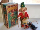 Old 1950s Battery Operated Bimbo The Drumming Clown In Box Japan - Cdbd Head — photo 2