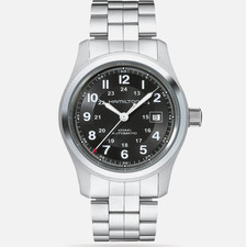 Hamilton Khaki Field Automatic Black Dial Silver Men's Watch H70515137 7