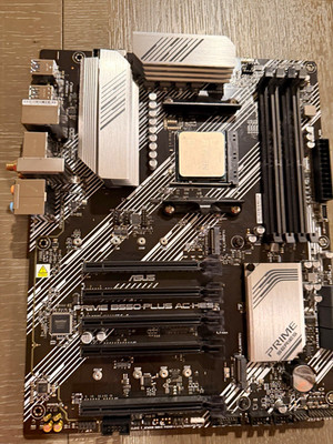 ASUS PRIME B550-PLUS AC-HES ATX AM4 DDR4 Motherboard + Ryzen 5 5600X