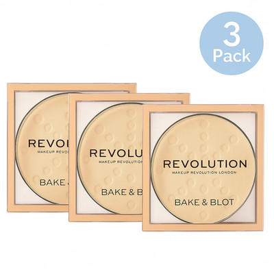 Revolution Matte Base Pressed Powder P2 3 Pack New