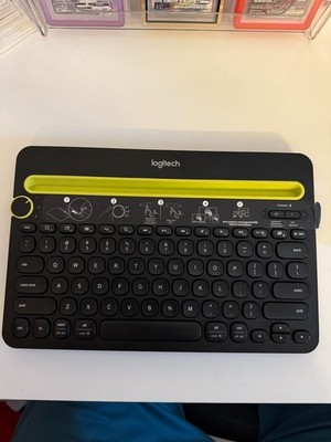 Logitech K480 Bluetooth Wireless Mini Multi-Device Portable Keyboard Black