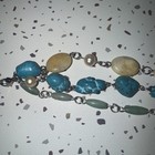 Turquoise Green Jasper Three Strand Bracelet  — photo 2