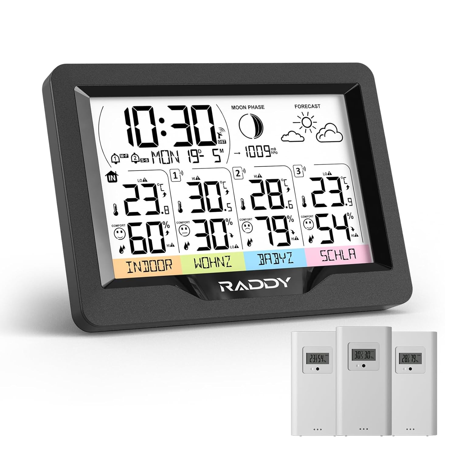 WF-60M Termometro Meteo per Famiglie: Proteggi il Clima di Casa Tua