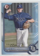 2022 Bowman Prospects Sky Blue Border 318/499 Cooper Kinney #BP-54 9hx