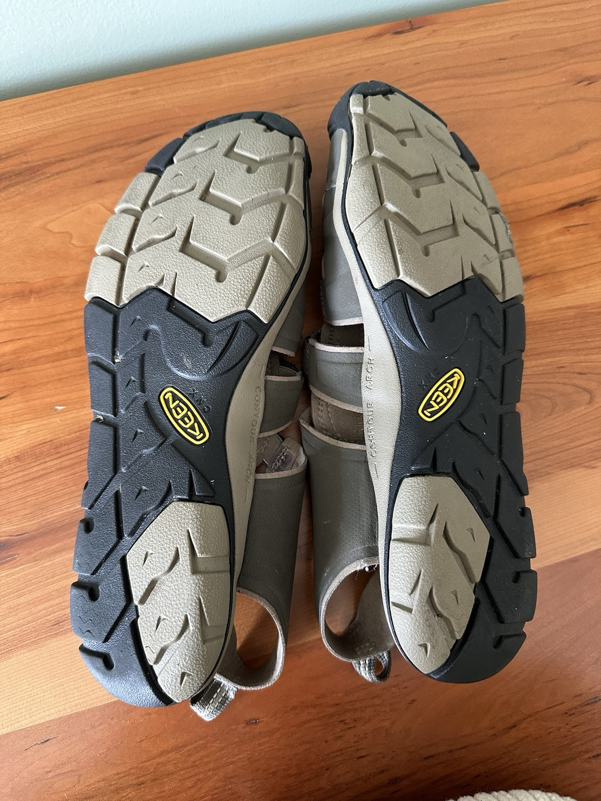 Scarpe sandalo uomo Keen Clearwater CNX taglia 12 verde grigio impermeabili leggere