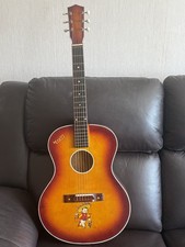 Vintage 1950s Venlonia "Magic" Parlour Guitar - Cowboy Stencil