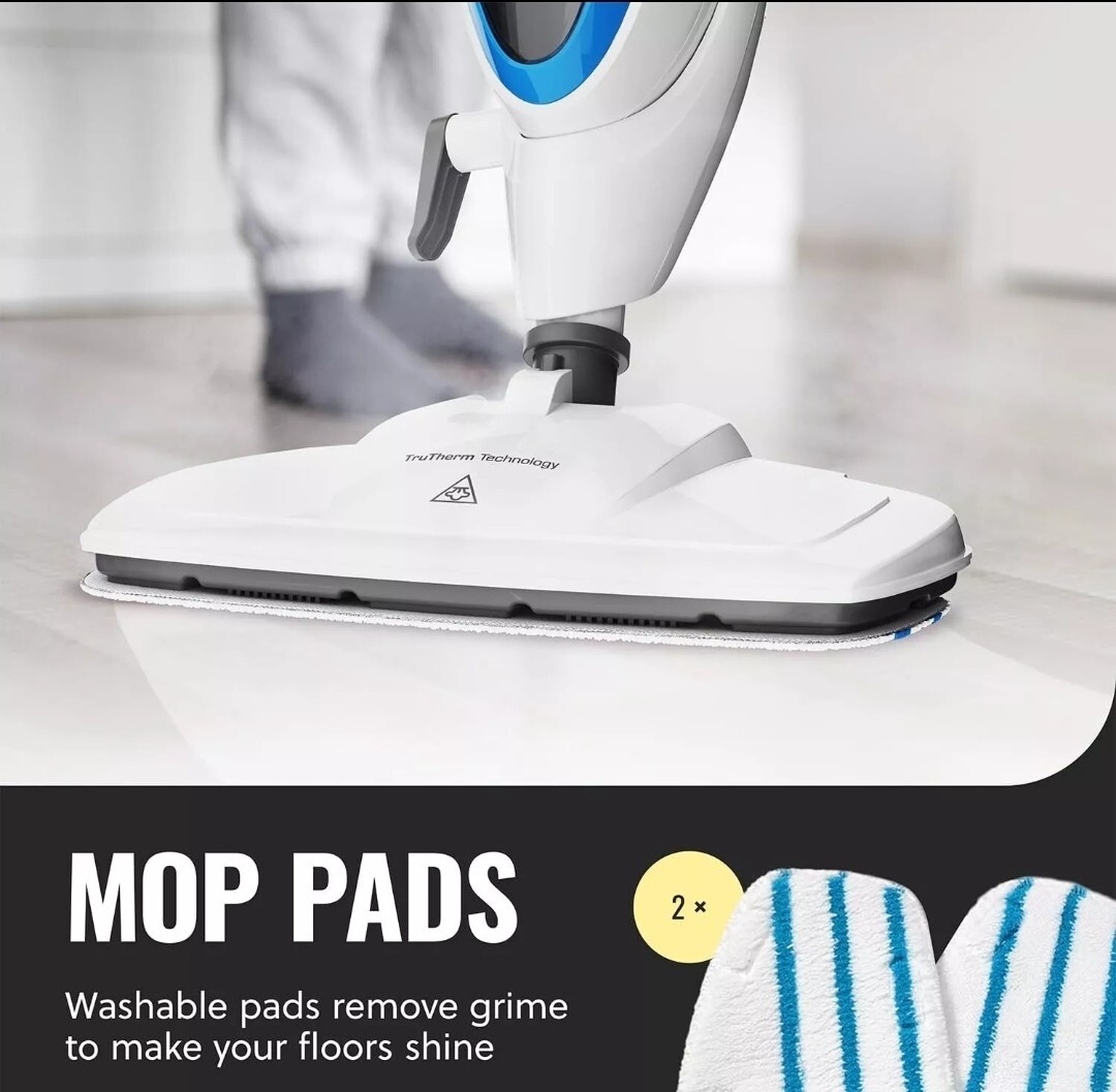 PurSteam Therma Pro 211 Steam Mop 10 in 1 with Detachable Handheld