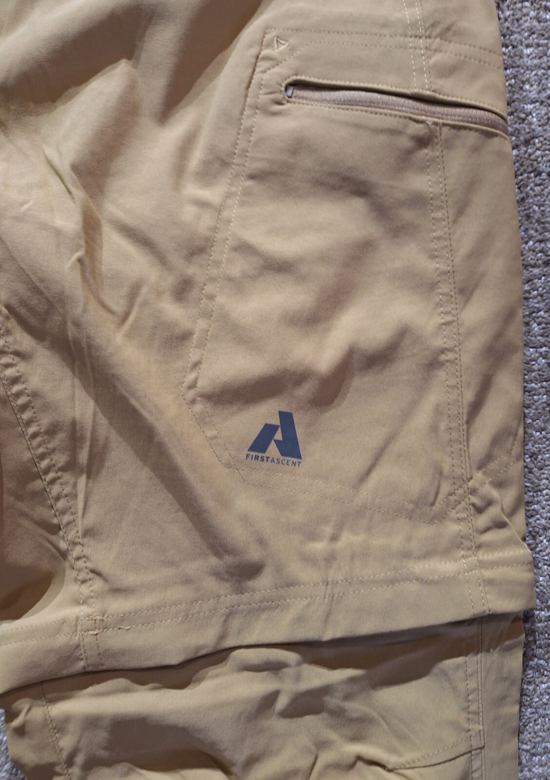 Eddie Bauer Pants Mens 36x32 Khaki First Ascent Guide Pro Convertible
