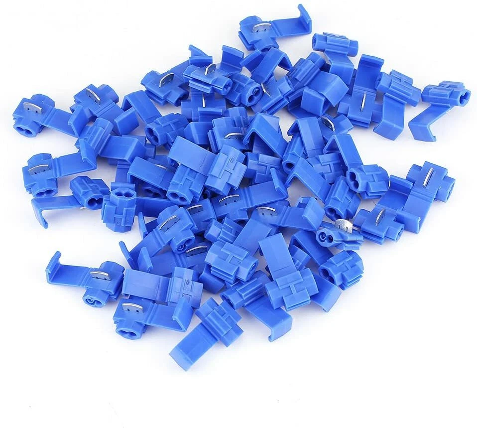 Connecteur Rapide Raccord de Dérivation Electrique Clipsable Cosse 1.5/2.5  X 50 - Photo 2/2