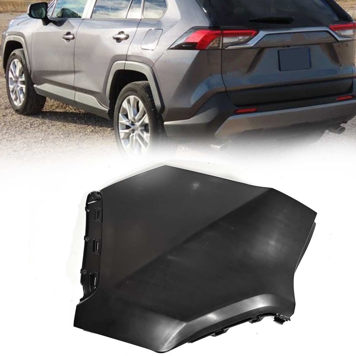 Rear Bumper Side Cover Left Side Extension Assembly For 2019-2024