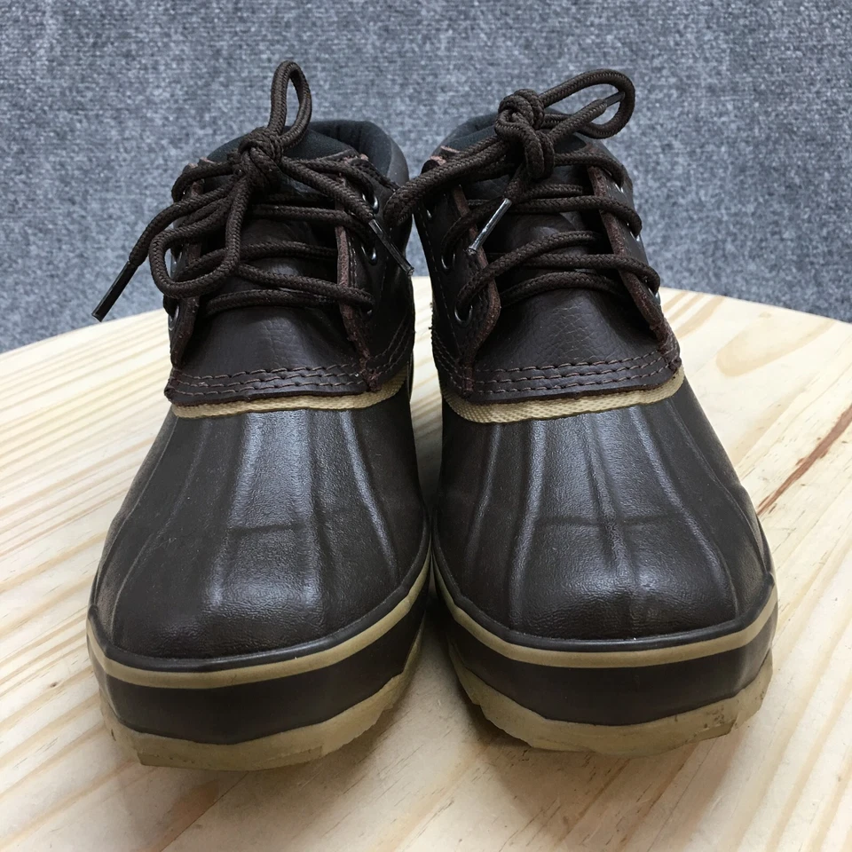 Baffin Waterproof Duck Boots Womens 8 Whitetail Brown Leather Lace Up Ankle Top - Image 4 of 4