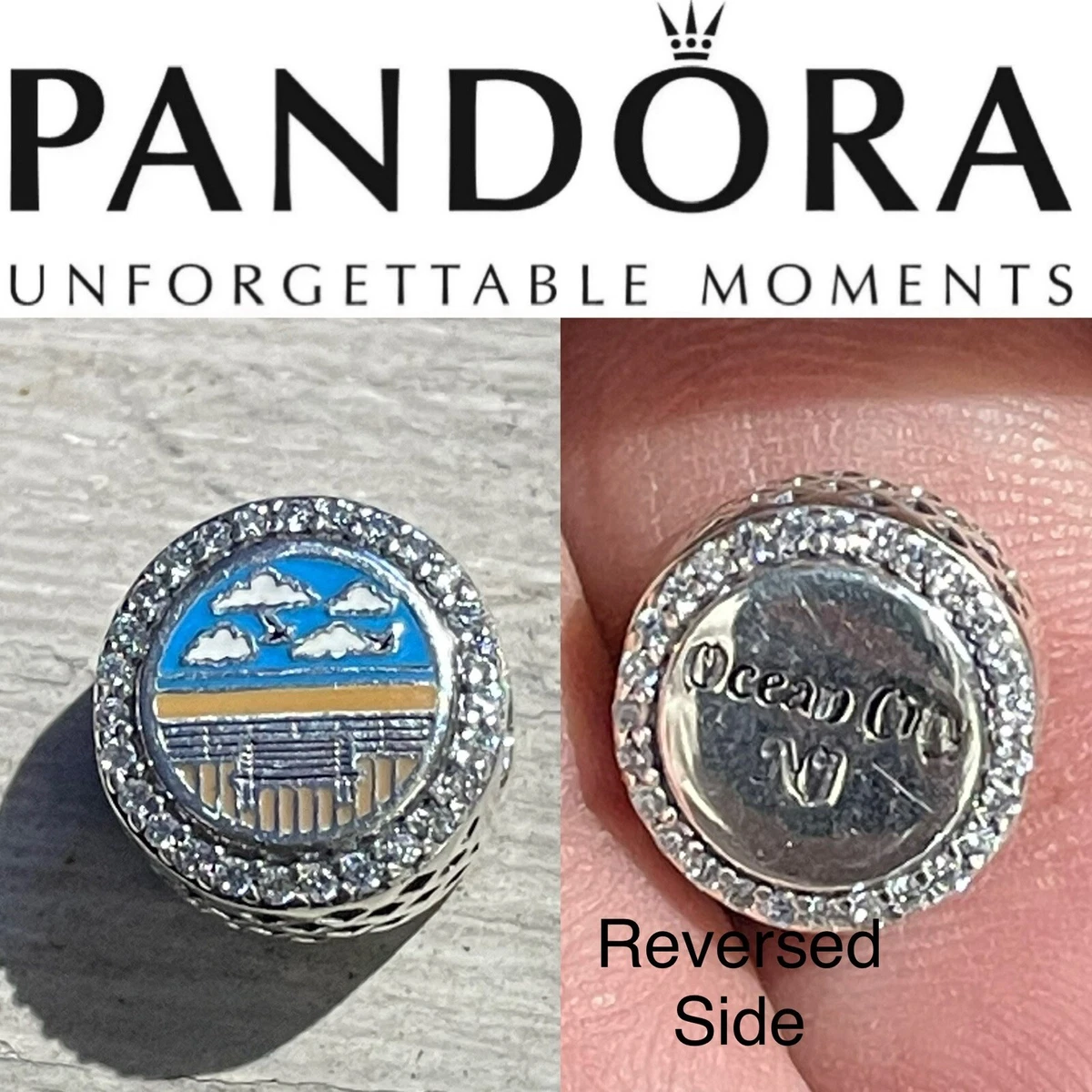Rare Pandora Ocean City New Jersey Exclusive Charm