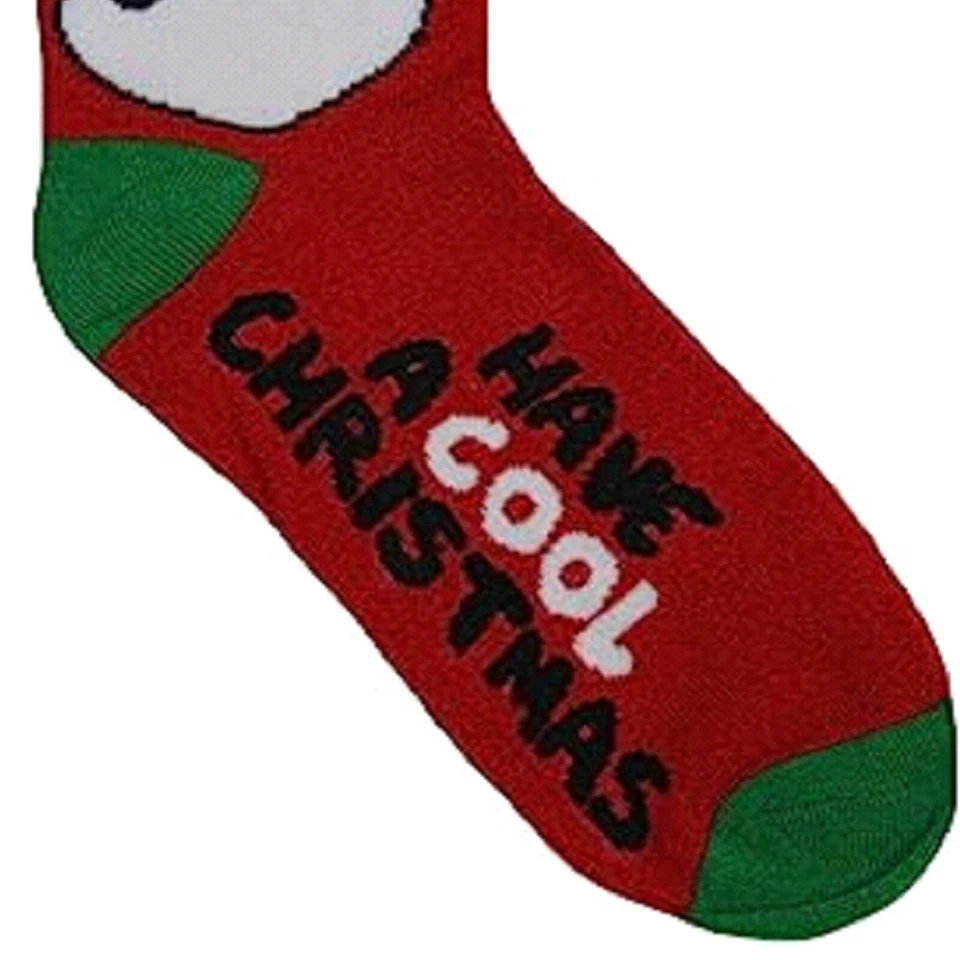 Holiday Christmas Snowman Red & Green Women's Socks - 9-11 - NWT - Image 3 of 3