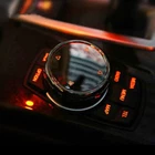 Car Multimedia Button Knob Cover Ceramic Black for BMW X1 F25 X3 X4 F15 X5 F16