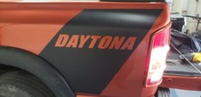 Daytona Bedside Decal Choose Side Dodge Ram 1500 2500 Cummins Trx Matte Black