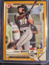 2021 Bowman Draft Lonnie White Jr Gold #/50 RC Parallel
