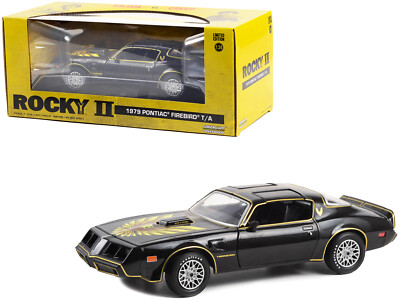 1979 Pontiac Firebird T/A Trans Am Black with Hood Phoenix Rocky