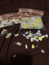 Baby Shower Confetti Blue Star Shapes Baby Boy Gender Reveal Table Confetti
