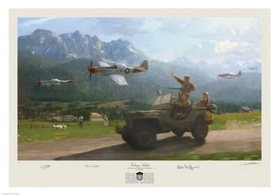 The Band of Brothers celebrate VE-Day autographed by Dick Winters' paratroopers - Image 1 of 4