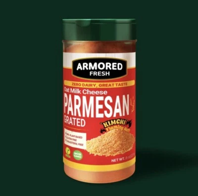 Armored Fresh Kimchi Oat Milk Parmesan Cheese Gluten Free Vegan