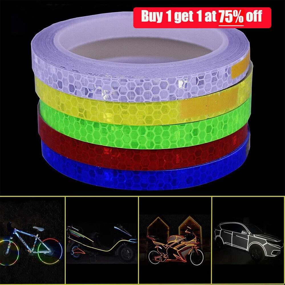 Bike reflector clearance tape