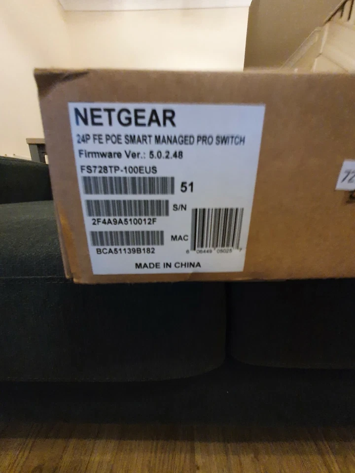 Netgear 24P FE SMART MANAGED PRO SWITCH - Image 3 of 3
