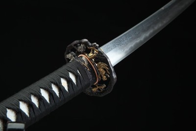 Yaolong Refining hand wrapped rope Japanese Katana Samurai Sword Pattern Steel