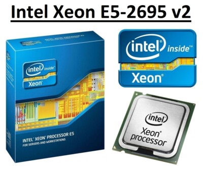Intel Xeon E5-2695 v2 SR1BA 2.4 - 3,2 GHz, 30 MB, 12 Kerne, LGA2011, 115 W CPU
