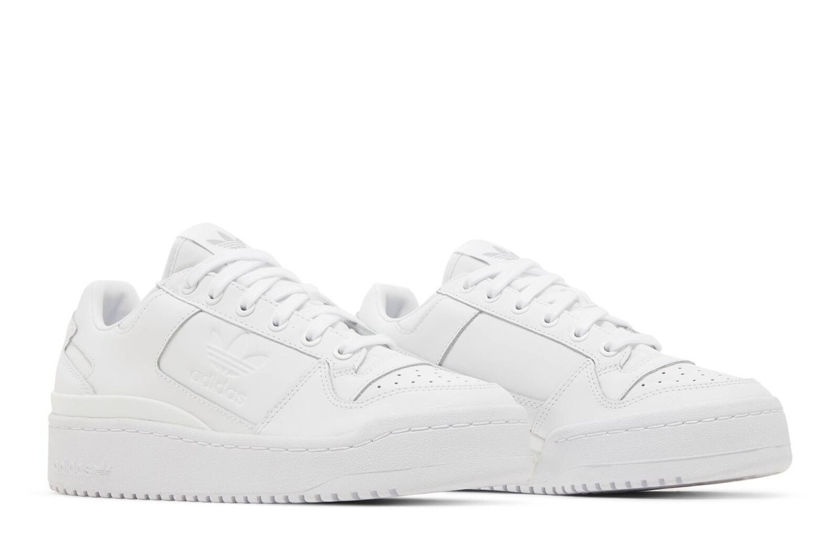 Size 7.5 - adidas Forum Bold Triple White W for sale online