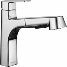 Peerless Xander Chrome 1-Handle Deck Mount Pull-out Kitchen Faucet
