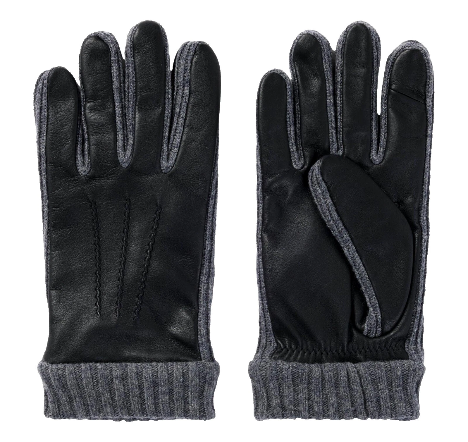 HUGO BOSS Leather Men's Gloves & Mittens