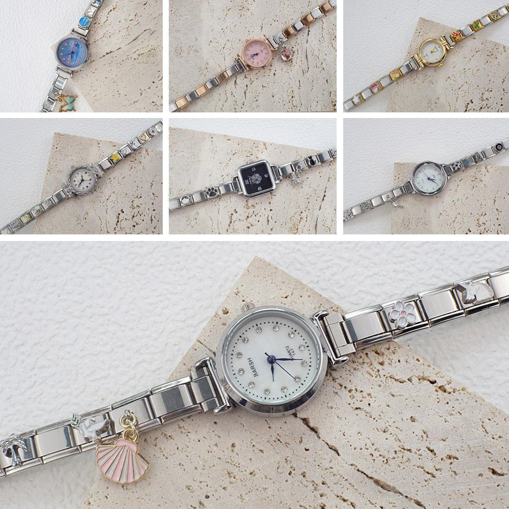 Italian Charm Watch 9mm With Starter Bracelet DIY
