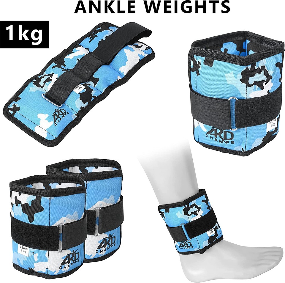 Defy Strength Training Ankle Weight - Adjustable Comfort Neoprene For Gym Fitness Workouts Running Leg Weightlifting Both Men Women Grey 1 Pair