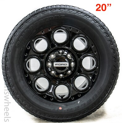 4 New Takeoff Ford F250 F350 Super Duty 20” Factory OEM Black Wheels ...