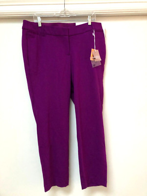 Lane Bryant Skinny Ankle Allie Fit Pant - Plum / Purple - NWT - 16 R